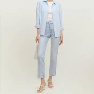 Reformation Cynthia High Rise Straight Jeans